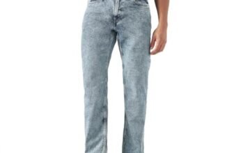 Levi’s Men’s 541 Light Indigo Athletic Tapered Fit Mid Rise Jeans