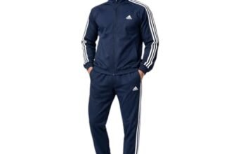 Adidas Men Printed Training tracksuit Dark Navy – Polyester Regular Fit Activewear Set Lightweight, Breathable Sportswear track suit for Gym, Running, Fitness, Casual For All-Season