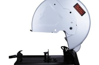 BLACK+DECKER BEM2200-IN 14in. / 355mm Heavy Duty Corded Electric Chop Saw for Cutting Metal, 2200W, 4200 RPM, WHEEL NOT INCLUDED, 1 Year Warranty