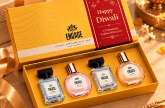 Engage Luxury Perfume Diwali Gift Set for Men & Women 80ml (20ml x 4) | Couple Gift | 4 Premium EDP Fragrances | Wedding, Anniversary, Gift | Unisex | Dermat-Tested | No Paraben