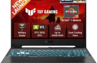 ASUS TUF A15 (2026),Smartchoice,AMD Ryzen 7 8845HS,RTX 3050,16GB RAM (Upgradeable Upto 64GB),512GB SSD,FHD,15.6″(39.6 cm),Win 11,M365 Basic(1Y),Office 24,Black,2.3 Kg,FA506NCG-HN192WS,Gaming Laptop