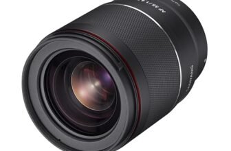 Samyang Auto Focus AF 35mm F1.4 P Prima Series Third-Generation Compact Full Frame Wide Angle and Prime Lenses for Both Photography and Video Creation Lens for Sony E Mount, Black