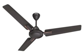 Havells 1200mm Ambrose Neo Energy Saving Ceiling Fan| High Speed, High Air Delivery| Strong & Powerful Motor|Air Delivery: 220 m³/min| Speed: 370 RPM| 2 Year Warranty |(Pack of 1, Smoke Brown)