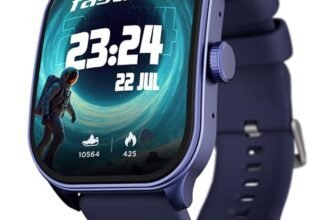 Fastrack Limitless FS2 Pro 1.96″ AMOLED Smart Watch with BT Calling, AI Voice Assistant, 100+ Sports Modes, 5-Day Battery, Fast Charge, Health Tracking, – Smartwatch for Men & Women (Blue)