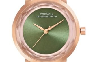 French Connection Astral Green Round Dial Womens Analogue Watch FCN077NL