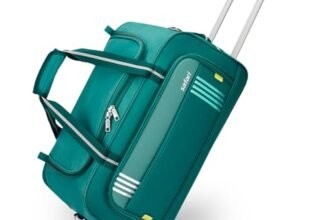 Safari Imperia Trolley 3 Years Warranty Duffle Bag (66 Cm, Teal)