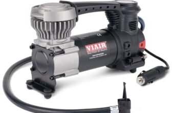 VIAIR 84P Portable Compressor | Compact 12V tire inflator delivers up to 60 PSI for cars, trucks, SUVs, motorcycles, and compatible vehicles.