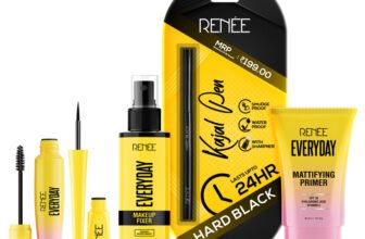 Renee All-Day Makeup Essentials Combo – Makeup-Fixer, Eyeliner, Mascara, Primer, Kajal(Pack of 5)