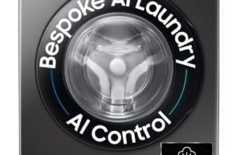 Samsung 8 kg, 5 star, AI Control, AI Eco Bubble, Wi-Fi, Digital Inverter, Motor, Fully-Automatic Front Load Washing Machine (WW80T504DAX1TL, Hygiene Steam, Inox)