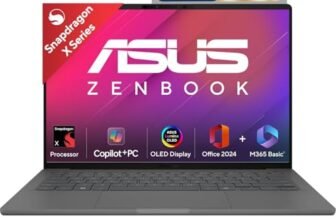 ASUS Zenbook A14 OLED (2025),Smartchoice,Qualcomm Snapdragon X,Copilot+PC,0.9kg Light-Weight,14″(35 cm),32hrs Battery Life*,16GB,512GB,Win 11,MSO 2024,M365 Basic-1yr,AI PC,Metal Body,UX3407QA-QD259WS