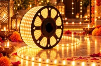 Desidiya 20 Meter LED Rope Light Warm White for Diwali Decoration | Flexible PVC Pipe Light for Balcony, Window, Ceiling Cove & Mandir | Plug-in Decorative Lights for Home, Wedding & Party Décor