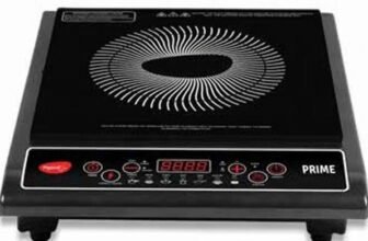Pigeon 1800 W Induction Cooktop Push Button(Black, Induction Cooktop 1800 W)