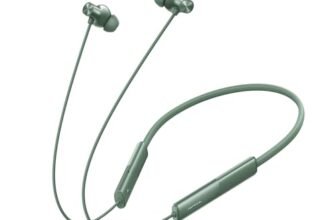 realme Buds Wireless 3 Neo in Ear Bluetooth Neckband with 13.4 Mm Dynamic Bass Boost Driver,Upto 32 Hours Playback,Fast Charge,Ai Enc,45Ms Low Latency,Ip55 Dust&Water Resistannt&Bluetooth V 5.4 Green