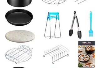 Inalsa Air Fryer cum OTG Accessory Box, Set of 27 Pcs Compatible with Air Fryer (Cooking Capacity 2.9L and above) and OTG (10L and above capacity), Black