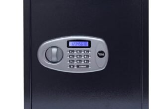 Yale YSS/390/DB2 Digital Safe Locker for Home & Office | 41 Litre | Electronic Keypad with PIN Code | Manual Key | Intrusion Alarm |1 Year Warranty| Black
