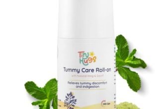 TinyHugs Tummy Roll On for Kids | Relieves Colic, Gas & Indigestion with the Ayurvedic Goodness of Natural Hing & Saunf | 40ml