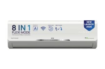 IFB 1.34 Ton 5 Star 2026 AI Powered Inverter Split Air Conditioner with Inbuilt WiFi,Hybrid Mode,8-in-1 Flexi Mode,Heavy Duty Compressor,Long Air Throw,Self Clean,Copper Condenser(CI195SS32SGM4,White)