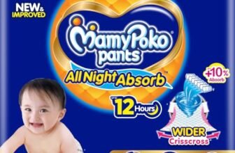 New Mamypoko Pants Premium All Night Absorb| Pant Style Baby Diapers Medium Size(M), 70 Count, Ideal for 7-12Kgs|1 Diaper= Upto All Night Absorption now with 10% increased power|Wider Crisscross Sheet|Gentle Coco Care| 12hr Leakage Protection| Prevents Heaviness.