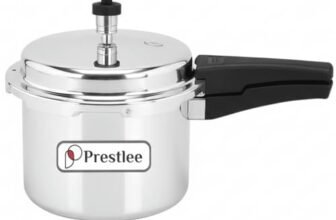 Prestlee 3L Aluminium Induction Base Pressure Cooker Outer Lid Gas Stove