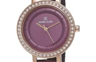 Daniel Klein Analog Maroon Dial Women Watch -Dk11699-7 (Brown, Metal)