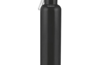 Milton Felice 1000 Thermosteel Water Bottle 880 ml, 24 Hr Hot and Cold I Leak Proof Lid, ISI Certified I Vacuum Insulated I for Office, Gym, School I Black