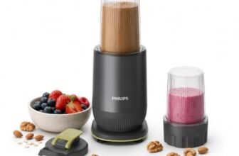 Philips HR2612/00 Mini Blender, 2 Unbreakable Food-Grade PC Jars