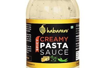 Habanero Creamy Pasta Sauce | Rich & Cheesy White Sauce for Pasta, Pizza & Garlic Bread | Ready to Cook | 350g