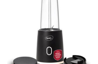 Pigeon PG Personal Blender – Pure 300 W Mixer Blender(19004573 | 1 Jar | Black, Grey)