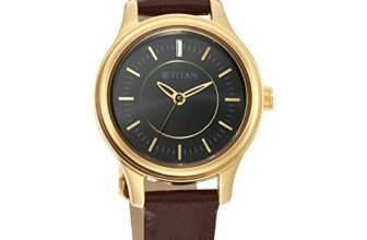 Titan Black Dial Analog Watch for Women-NR2638YL01