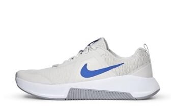 Nike Mens Mc Trainer Platinum Tint/Comet Blue Wolf Grey White Cross Training Shoes UK 7