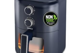 Havells Prolife Brio Air Fryer 4.2 L| Aero Crisp Technology for Air Circulation| See Through Window| Non-Stick Silicon Coated Basket| Adjustable Temperature and Time| 2Yr Door Step Warranty by Havells