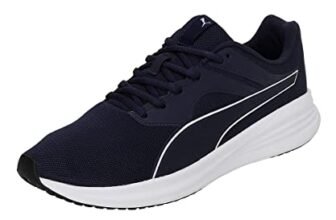 PUMA Unisex-Adult, Transport, Peacoat-White, Running Shoe, 7UK, (37702802)
