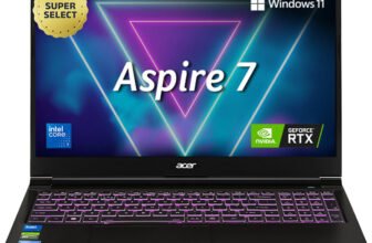 Acer Aspire 7 Intel Core 7 240H – (16 GB/512 GB SSD/Windows 11 Home/4 GB Graphics/NVIDIA GeForce RTX 3050) A715-79G Gaming Laptop(15.6 inch, Flame Black, 1.99 kg)