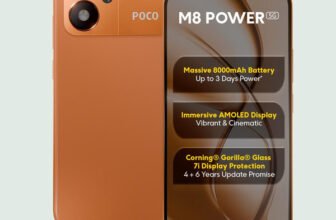 POCO M8 Power 5G (Blaze Orange, 128 GB)(6 GB RAM)