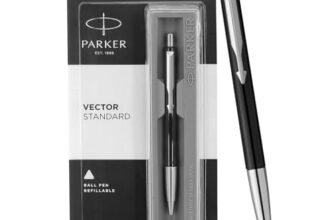 Parker Vector Standard Chrome Trim Ball Pen (Ink – Blue)