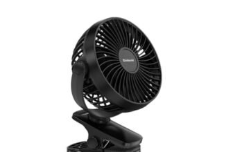 Goldmedal i-Fan 100mm Personal Rechargeable Fan for Travel | Desk&Wall Mountable| 360° Rotation | 3 Speed Modes| Type C Charging| Portable Fan for Home,office
