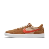 Nike Mens SB Heritage Vulc Flax/College Orange-Oatmeal-White Skateboarding Shoes UK 8