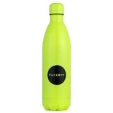 Clay Craft Vacbott Vaccum Bottle, Stark Neon Double Walled 24 Hours Hot and Cold Water Bottle, 1000ml, Green
