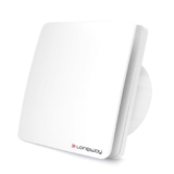 LONGWAY FreshX 6 Inch 150 mm Energy Efficient Exhaust Fan | High Speed Powerful Motor | Noiseless Operation | Rust Proof | Suitable for Bathroom, Kitchen, Office (White)