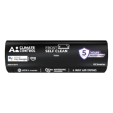 Haier Black Edition 1.5 Ton 5 Star AI Climate Control Smart Split AC (5460 Watts, Copper, HEXA Inverter, Heavy Duty, 4-Way Swing, Frost Clean, HD Filter, Cools at 60°C-HSU19K-PZAIB5BN-INV, Black)