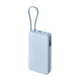 Xiaomi Power Bank 5i 20000mAh 67W Turbo Charging PD 3.0 & PPS|in-Built Cable|12 Layer Protection|Digital Display|Triple Output Ports|Supports Laptop, Tablet, Phone, Earbud (Ice Blue)- 2026 New Launch