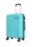 Safari Xylo 8 Wheels Medium 66cm Trolley Bag Hard Case Polypropylene 360 Degree Wheeling System Luggage,Recessed Lock, Trolley Bags for Travel, Suitcase for Travel, Cyan