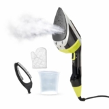 GOODSCITY 3 in 1 Garment Steamer, 1950 Watt Steam Iron with Ceramic Soleplate, Wet & Dry Iron Steamer | 170ml Tank | Portable Steam Press | Vertical & Horizontal Steaming | 1 Year Warranty- GC271
