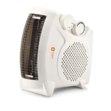 Orient Electric Areva Portable Room Heater | 2000W | Two Heating Modes | Advanced Overheat Protection | Horizontal & Vertical Mount | 1-year replacement warranty by Orient | White