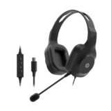 HP 320C USB Wired Headset, Black, 212 gm (CH8D5AA)