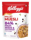 Kellogg’s Millet Muesli with 84% Fruit, Seed & Multigrain| Power Breakfast | No Maida No Palm Oil | India’s No 1 Muesli | 500g