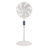 Pigeon Electric Fan Controller Fantastic Pedestal Fan For Home and Office | High Speed Airflow | 7 Blades | 3 Speed Modes | White