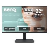 BenQ GW2291 22inch (54.61cm) IPS FHD Eye-Care Monitor |100Hz| 1300:1 Contrast| 5ms | 2Wx2 Built-in Speakers|Ultrathin Bezel |HDMI | VGA | Low Blue Light |Flicker Free| TÜV Eye Comfort 2.0 (Black)