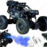 Toyco Rock Crawler 1:16 Offroad Monster RC Car with Smoke Function & Rechargeable Car(Black)