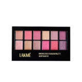 Lakmé Glitterati Chroma Chic Eye Shadow Palette, Highly Pigmented, Shimmery, Lightweight, Smokin Glam|| 12 g